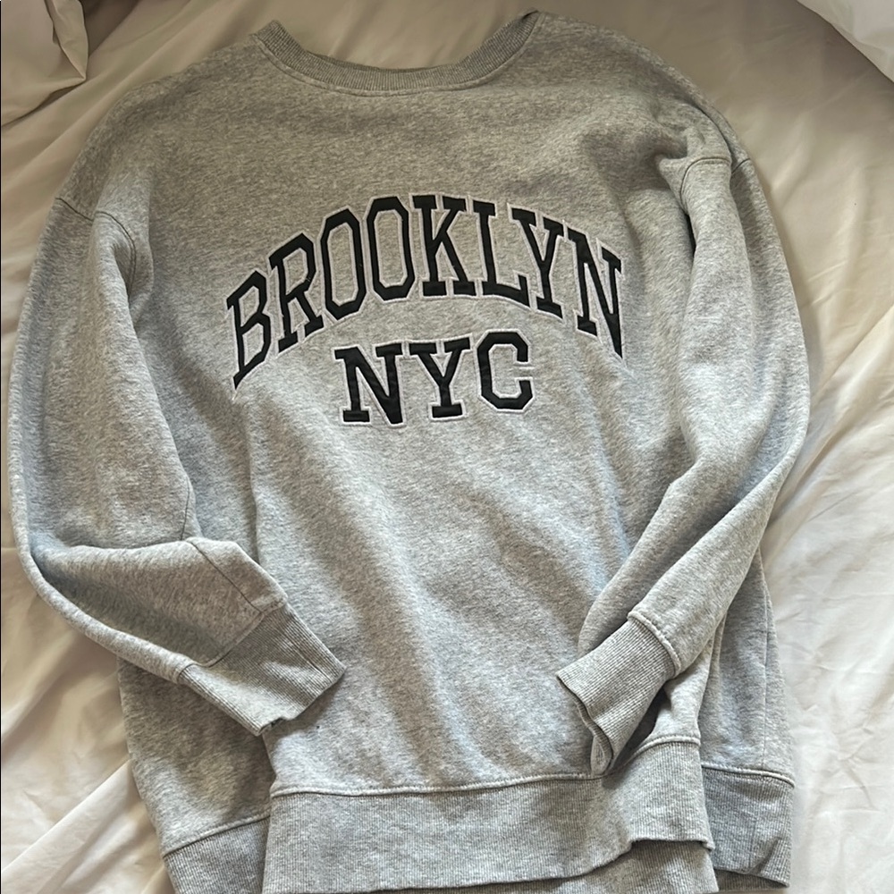 Gray Brooklyn NYC Men's Sweater